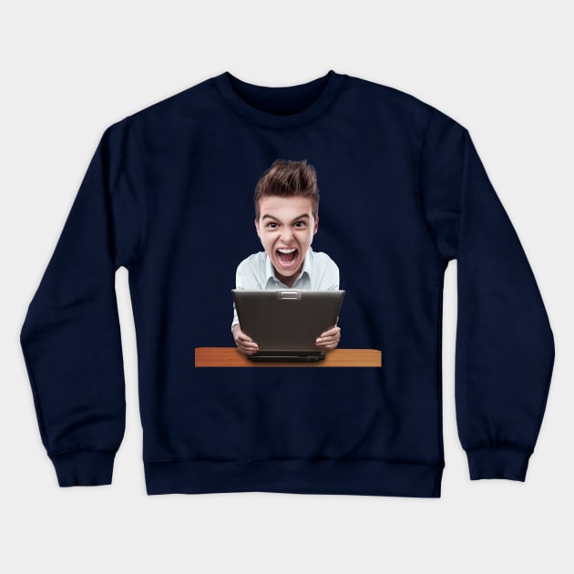 Are you online? Crewneck Sweatshirt by ninilini91